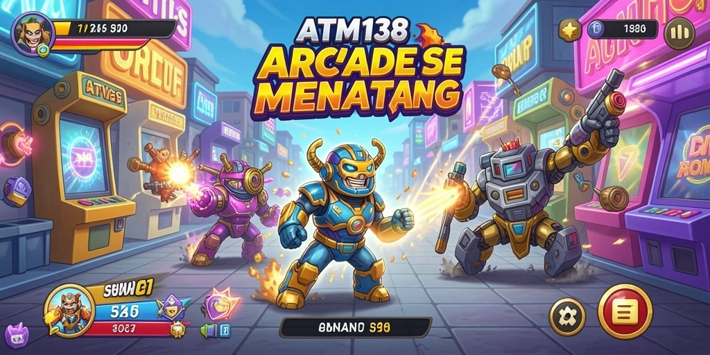 Tampilan gameplay seru dari game arcade ATM138.