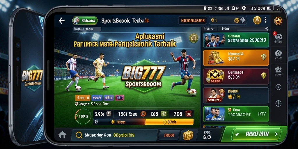 Tampilan gameplay menarik dari aplikasi Sportsbook BIG777.