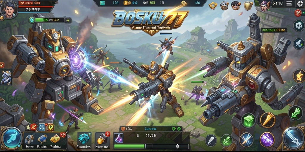 Tampilan menarik dari gameplay BOSKU777 yang penuh strategi.