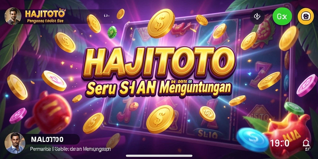 Tampilan gameplay seru dan menarik dari HAJITOTO.