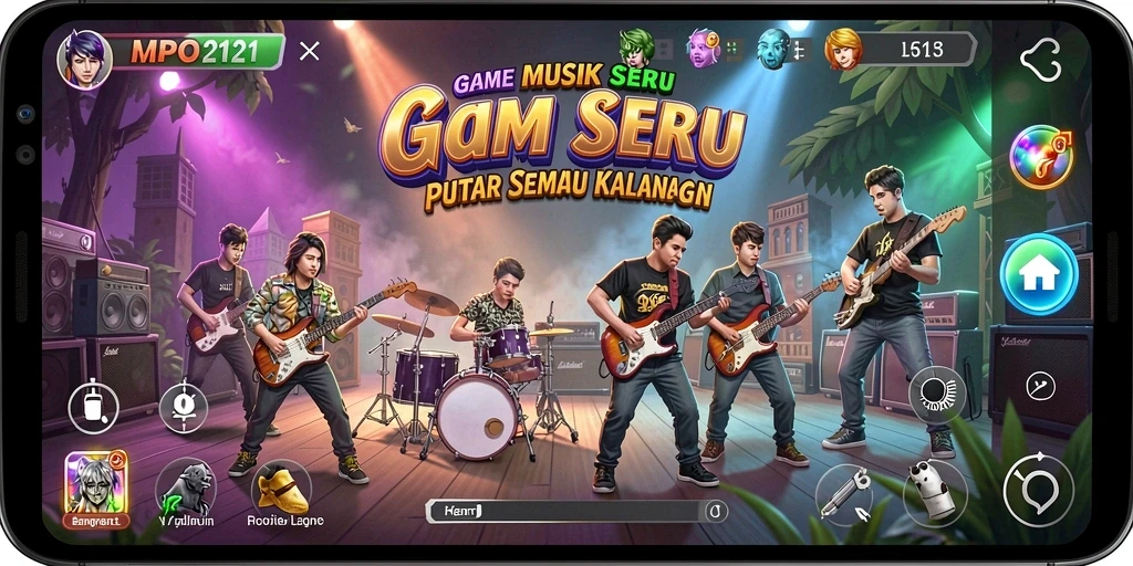 Gameplay seru MPO2121 dengan lagu-lagu favorit.