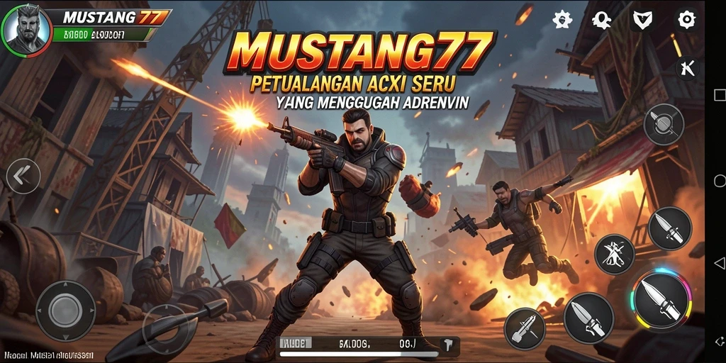 Gameplay seru dan intens dari MUSTANG77 yang akan memacu adrenalin.
