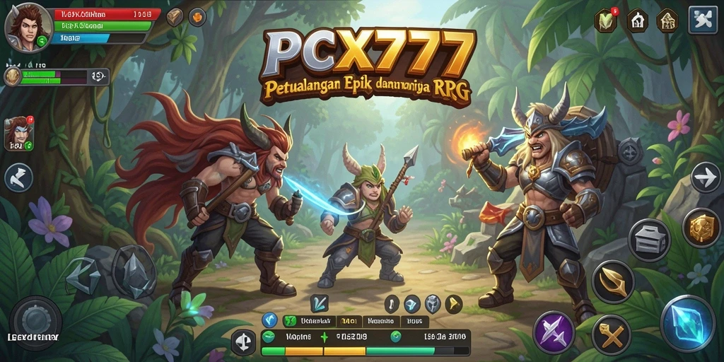 Tampilan gameplay RPG yang menegangkan dan penuh aksi.