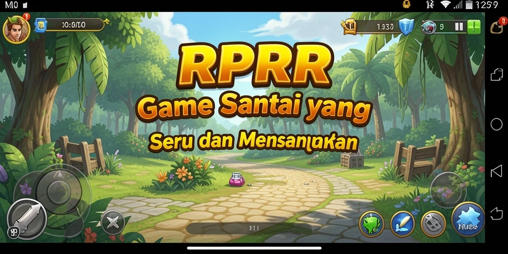Tampilan gameplay menarik di RPRR dengan fitur interaktif.