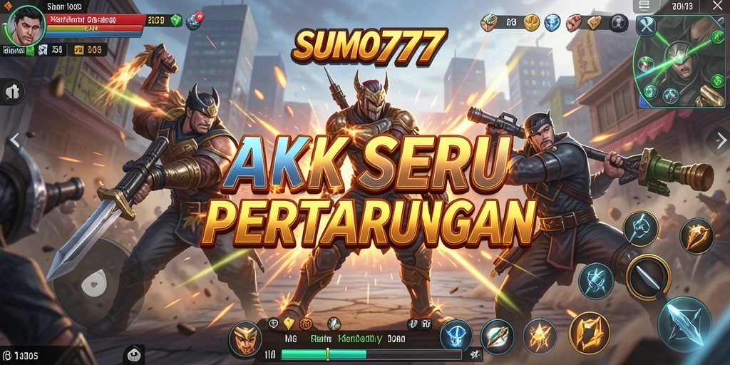 Gambaran aksi seru dalam gameplay SUMO777 yang mendebarkan.