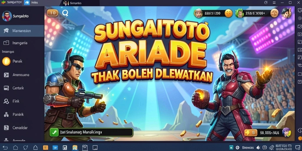Tampilan gameplay seru dari SUNGAITOTO yang menantang.